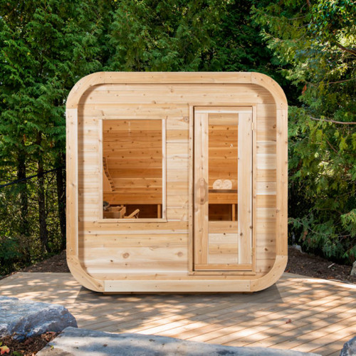 Canadian Timber Luna CTC22LU Red Cedar Barrel Sauna 