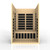 Dynamic "Santiago" 2 Person Low EMF FAR IR Sauna (DYN-6209-01)
