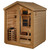 Golden Designs "Loviisa" 3 Person Barn Hybrid (PureTech™ Full Spectrum IR or Traditional Stove) Outdoor Sauna (GDI-8523-01)