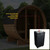 SaunaLife Model E8G Sauna Barrel Glass Front