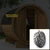 SaunaLife Model E8W Sauna Barrel-Window