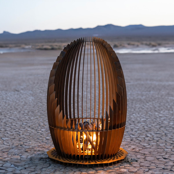 The Nebula Fire Sculpture