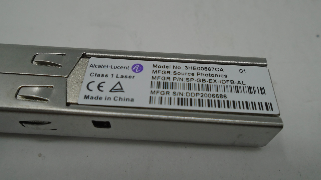 Modulo SFP+ Alcatel-Lucent 10GbE BIDI &ndash; 1AB448050001 (FTLX2071D3XX) 10km