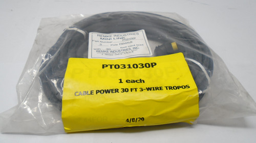 TROPOS, CABLE POWER 30 FT 3-WIRE TROPOS, PT031030P