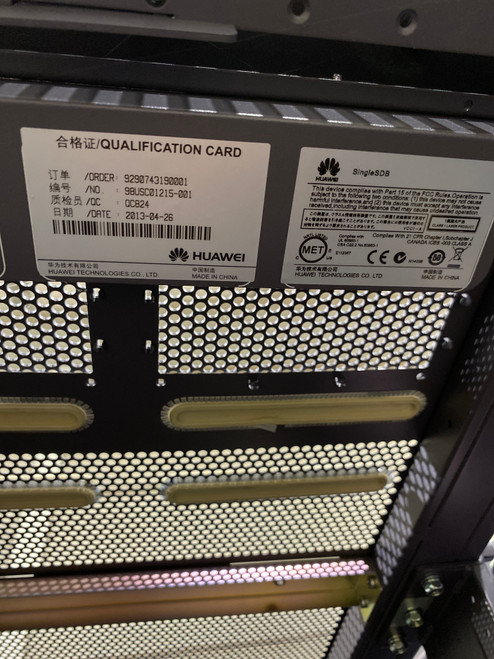 Huawei UGW9811 – Unified Packet Gateway (GGSN/S-GW/P-GW) Rack