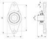 Technische Zeichnung UCFL208