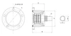 Technische Zeichnung ABH117-M22-B5 PREMIUM (BAA-0012)