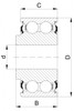 Technische Zeichnung 205NTT-625