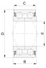 Technische Zeichnung DAC 38740036/33