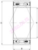 Technische Zeichnung ACB 30 x 52 x 22