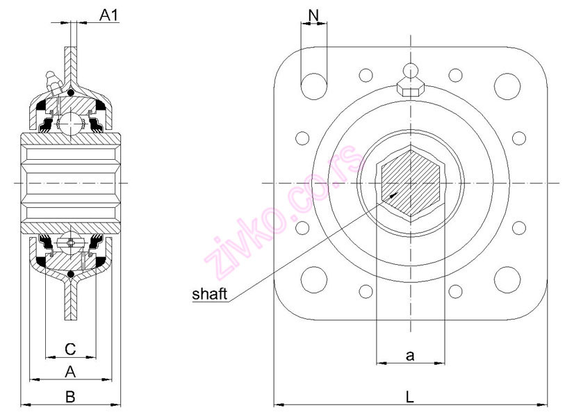 Technische Zeichnung HPS 112 TRA