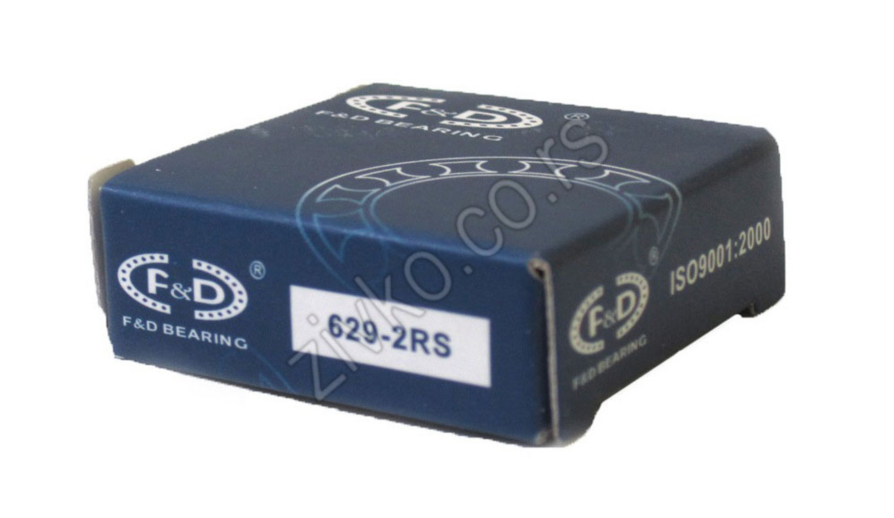 Rillenkugellager 629 2RS - 4