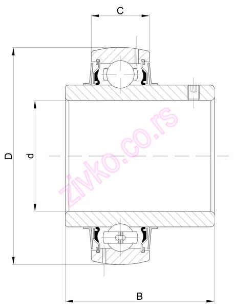 Technische Zeichnung LE 210-115 2F