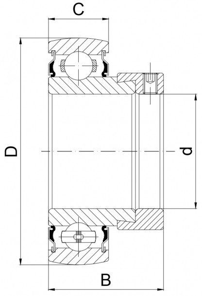 Technische Zeichnung UY 205 2S.H