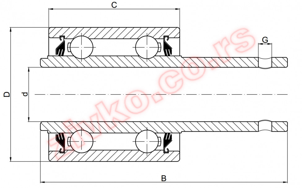 Technische Zeichnung SL2 5203 2T