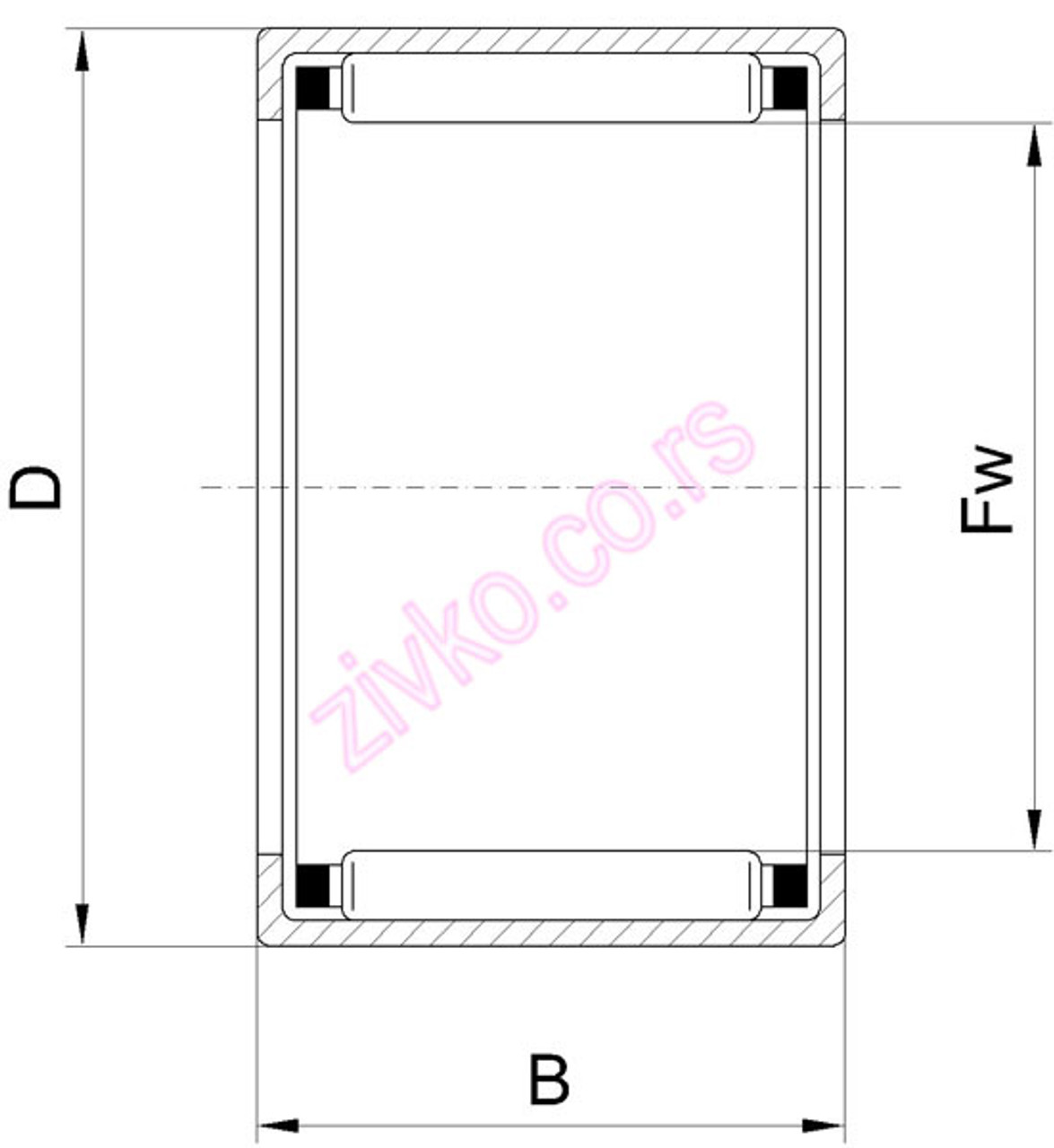 Technische Zeichnung HK 2210