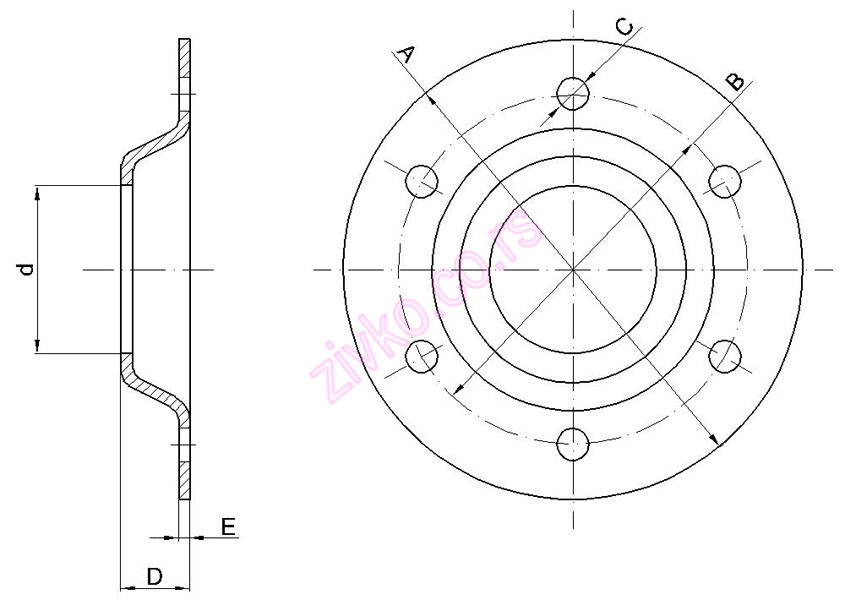 Technische Zeichnung SL DUBICA