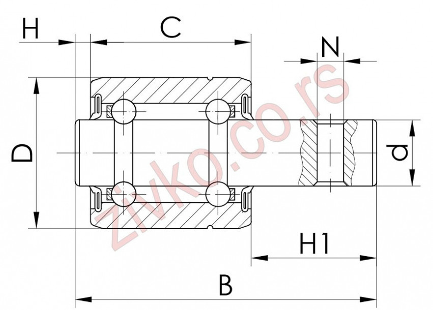 Technische Zeichnung PN00035