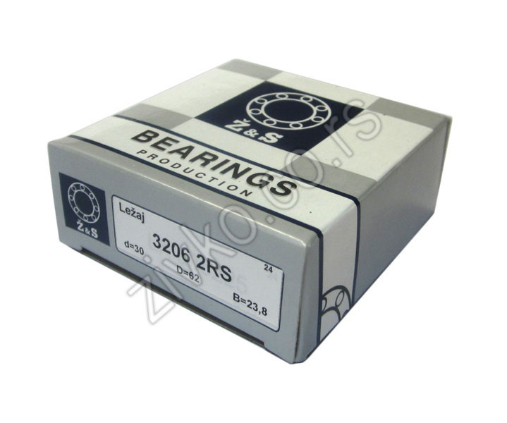 Rillenkugellager 3206 2RS - 4