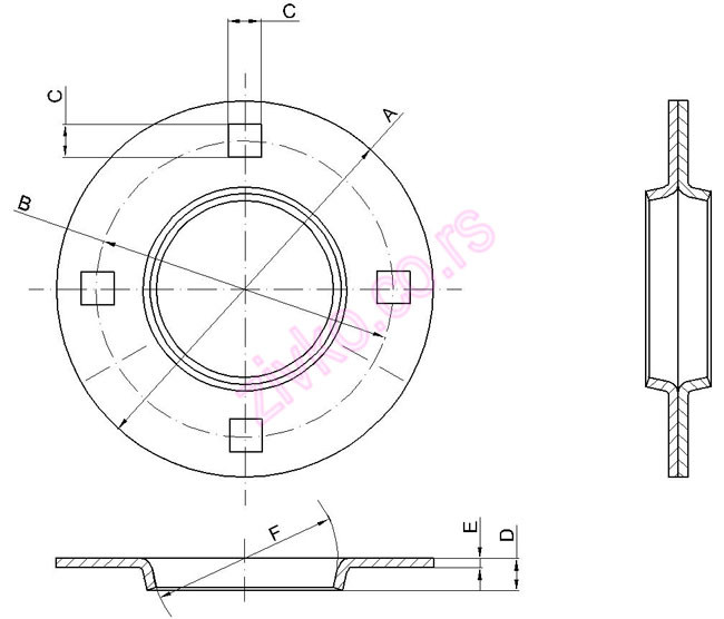 Technische Zeichnung C210