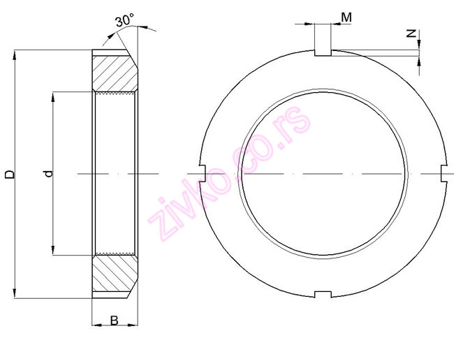 Technische Zeichnung KM 8