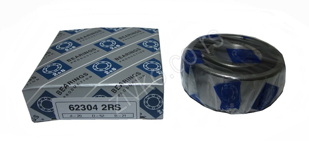 Rillenkugellager 62304 2RS - 2