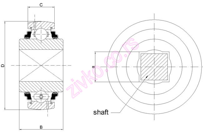 Technische Zeichnung GW211PPB35Q