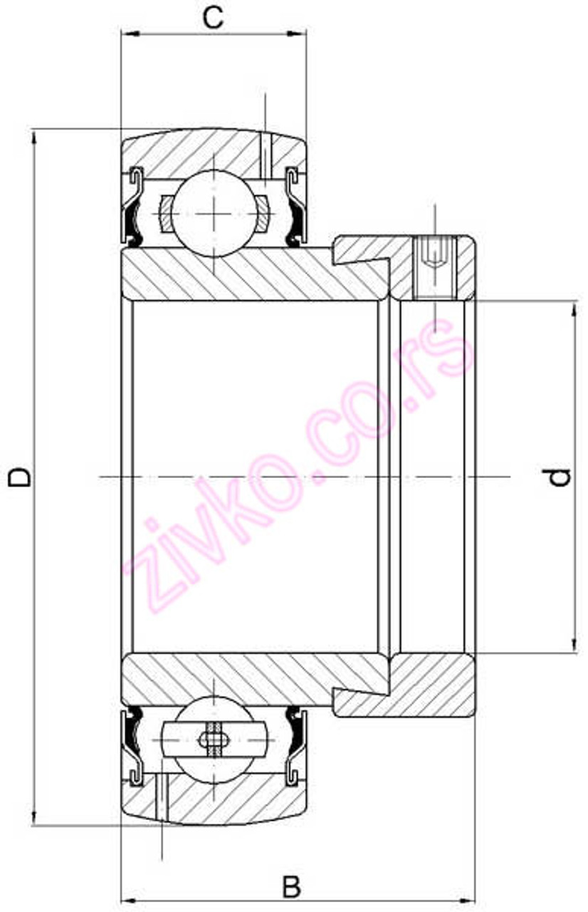 Technische Zeichnung UY 206-104 1L
