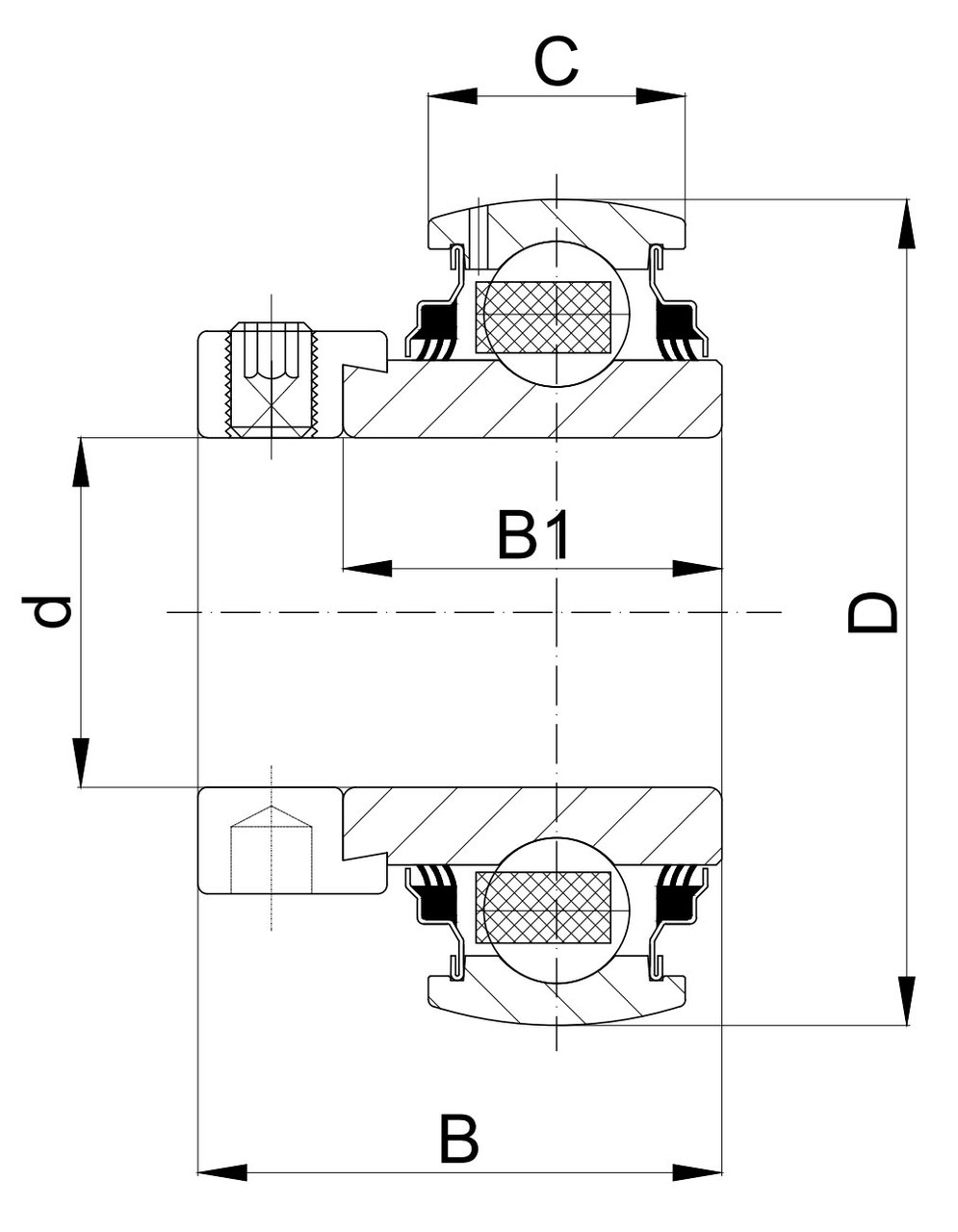 Technische Zeichnung LY 308-108 3L