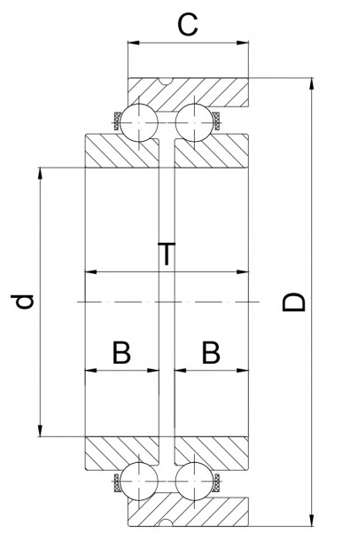 Technische Zeichnung BD165-6A