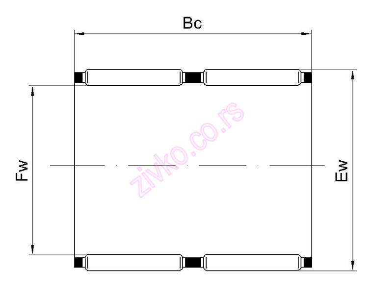 Technische Zeichnung K 70 X 78 X 36 ZW