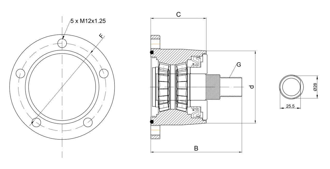 Technische Zeichnung ABH117-M22-B5 PREMIUM (BAA-0012)