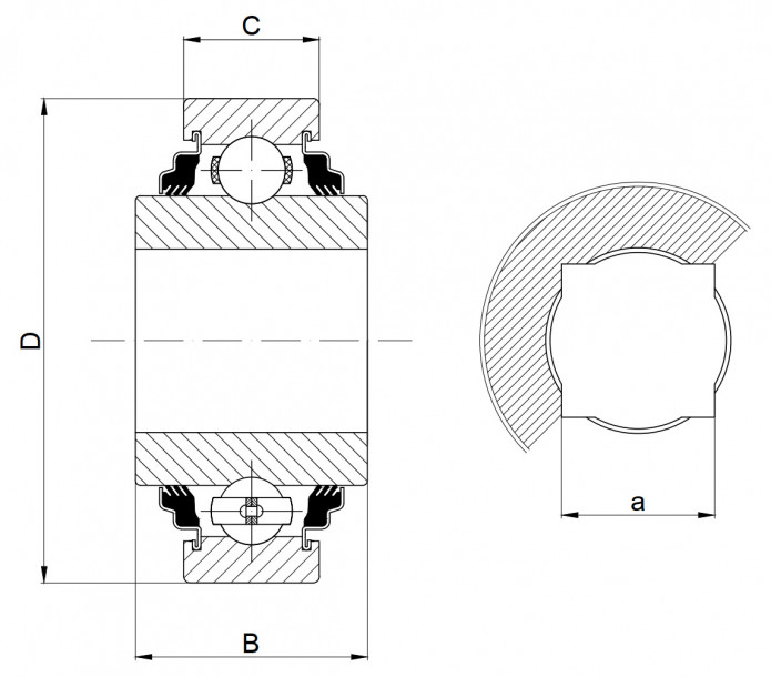 Technische Zeichnung W208PP8
