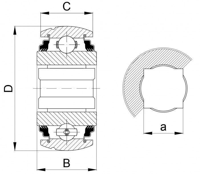 Technische Zeichnung PDNF 155/12AY