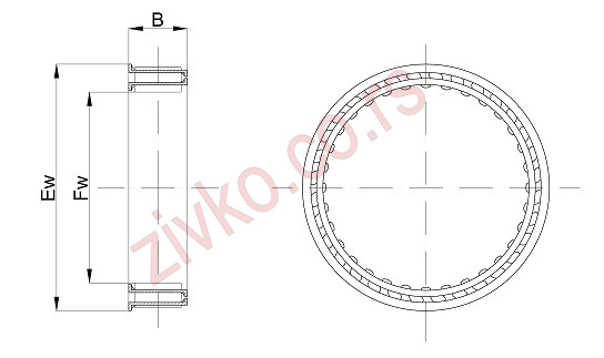 Technische Zeichnung DC5776AN