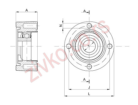 Technische Zeichnung SLLM 205