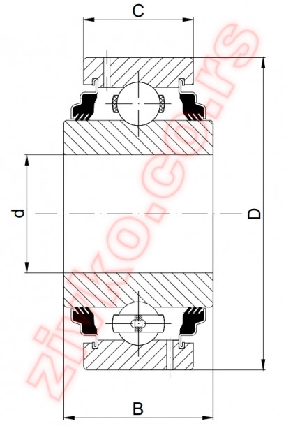 Technische Zeichnung GW212PP