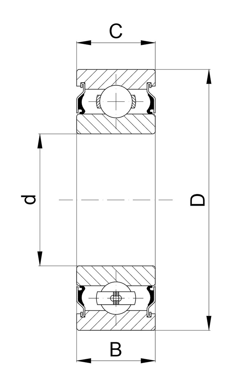 Technische Zeichnung 204KRR8