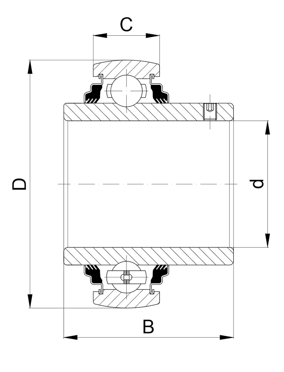 Technische Zeichnung LE 209 2T.H