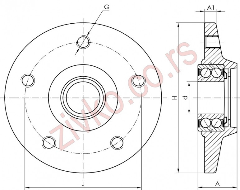 Technische Zeichnung SLVD 104/30