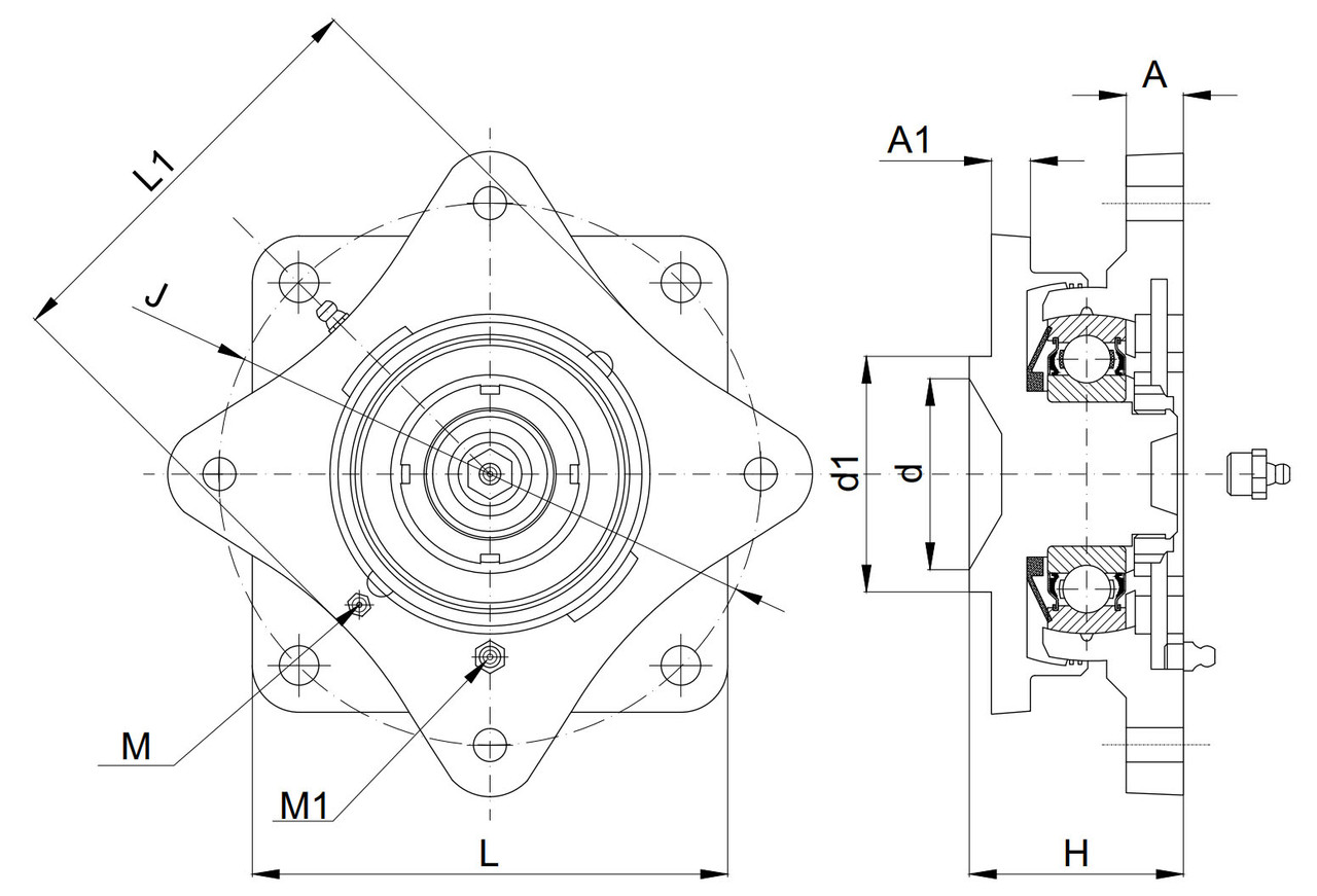 Technische Zeichnung SLGS309 DP