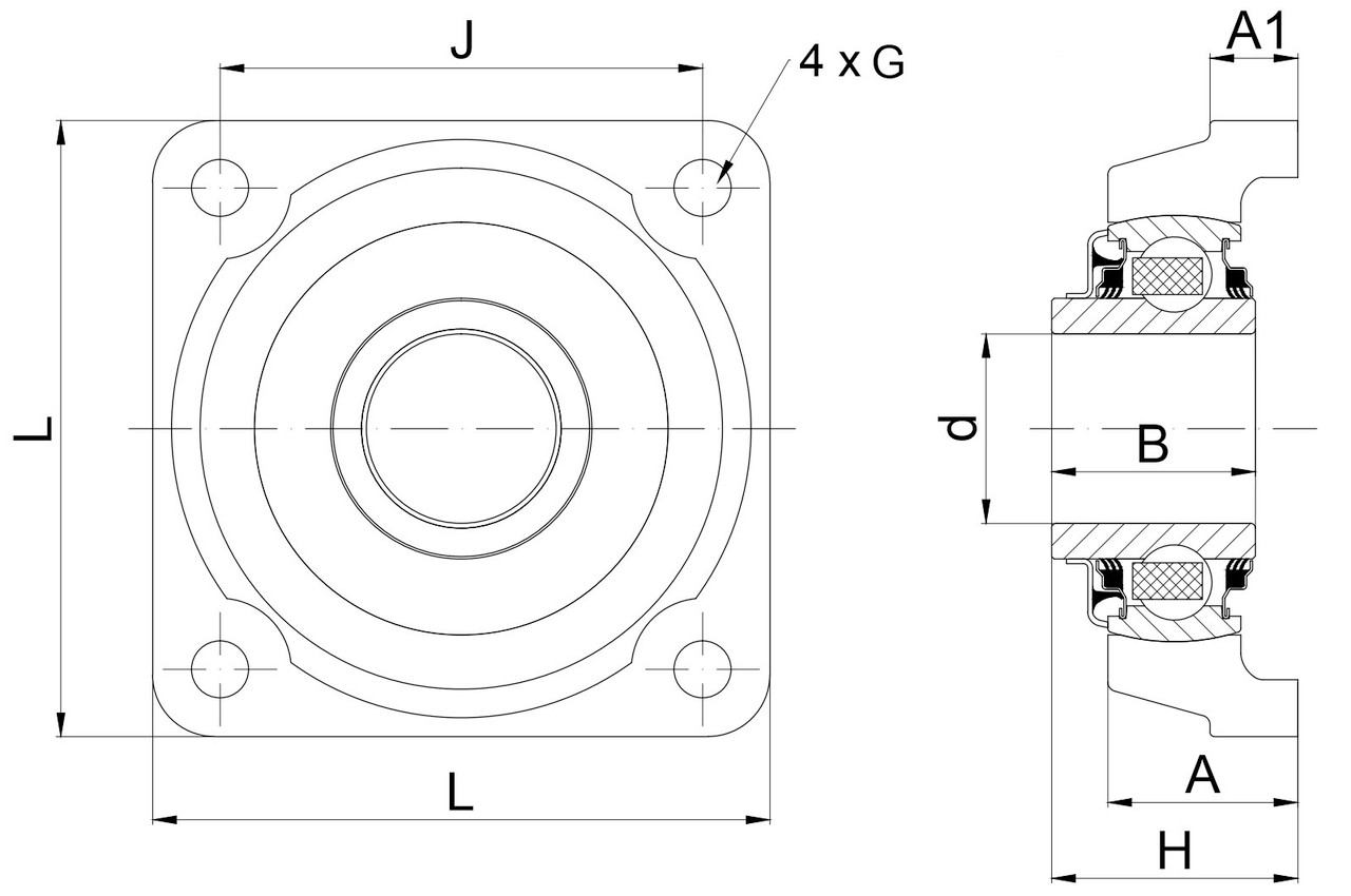 Technische Zeichnung SLMS 308 MR 3L - CE066