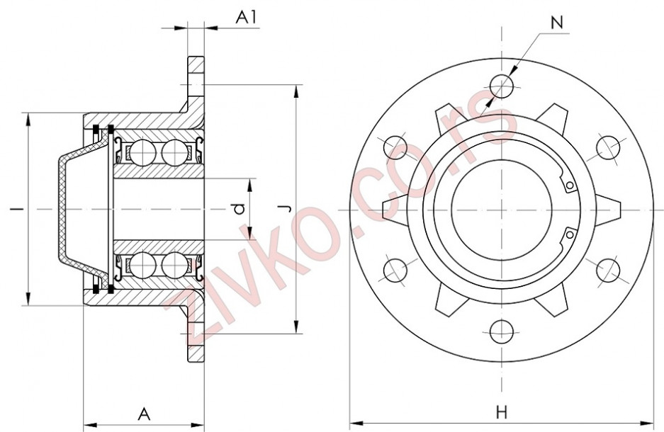 Technische Zeichnung PL-7520