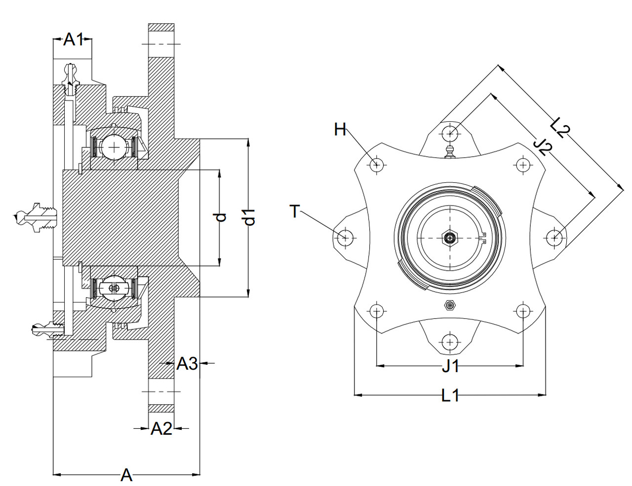 Technische Zeichnung SLGS208 DP