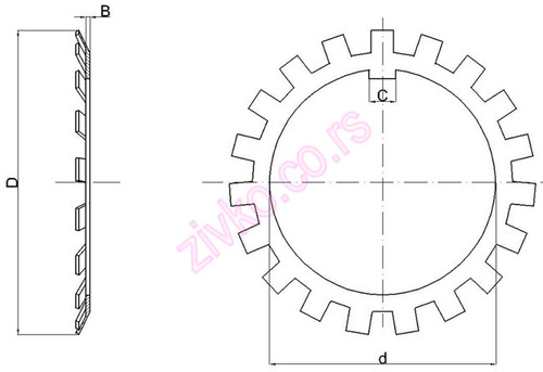 Technische Zeichnung MB 7
