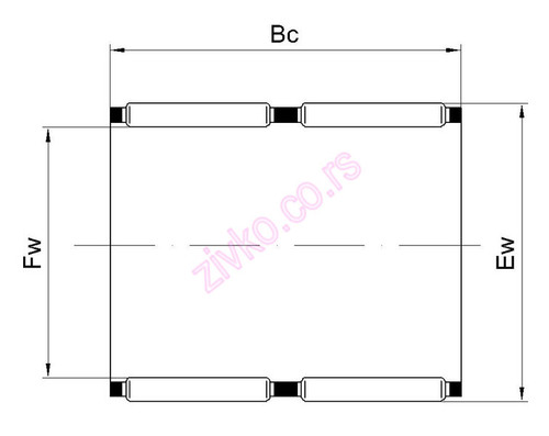Technische Zeichnung K 80 X 88 X 40
