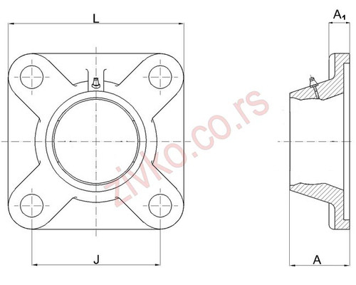 Technische Zeichnung FY 511 M