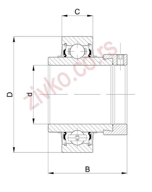 Technische Zeichnung LY 208 S 2F