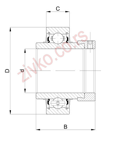Technische Zeichnung LY 208 S 2F