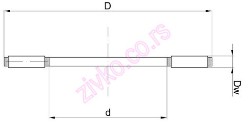 Technische Zeichnung AXK 1024